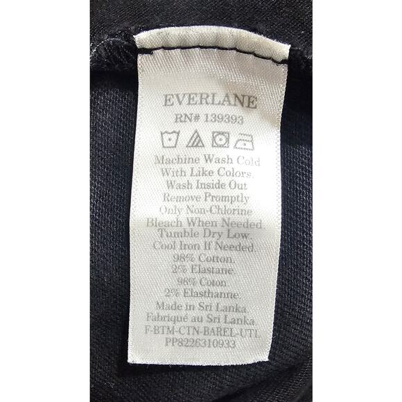 Everlane The Utility Barrel Pant Jeans, Black, High Rise, Utility Panel, Sz 0 - Picture 7 of 12